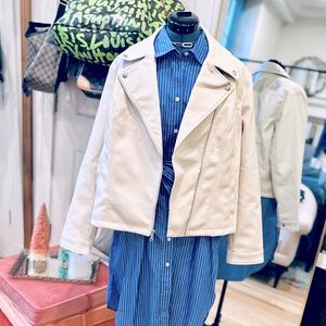 Express Vegan Leather Moto Jacket